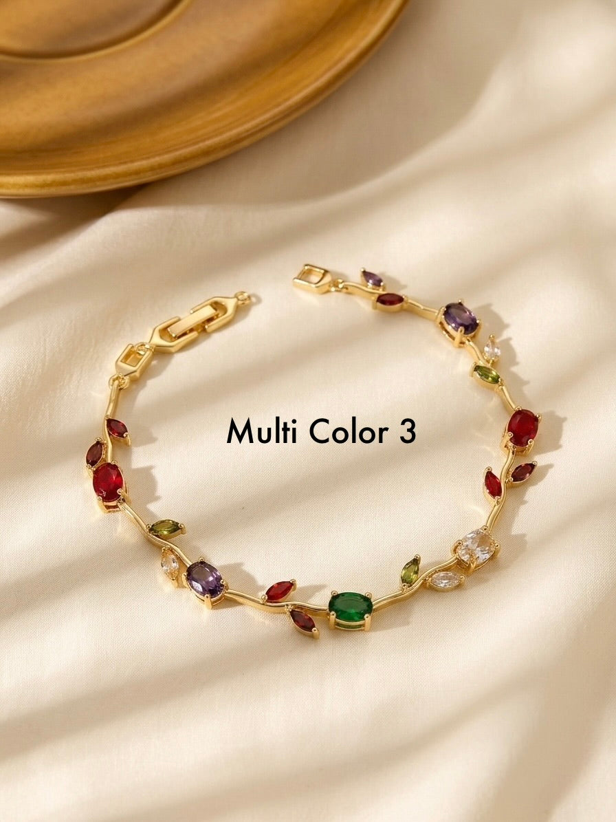 Premium Quality Gold Plated Luxury Tulip Brecelet