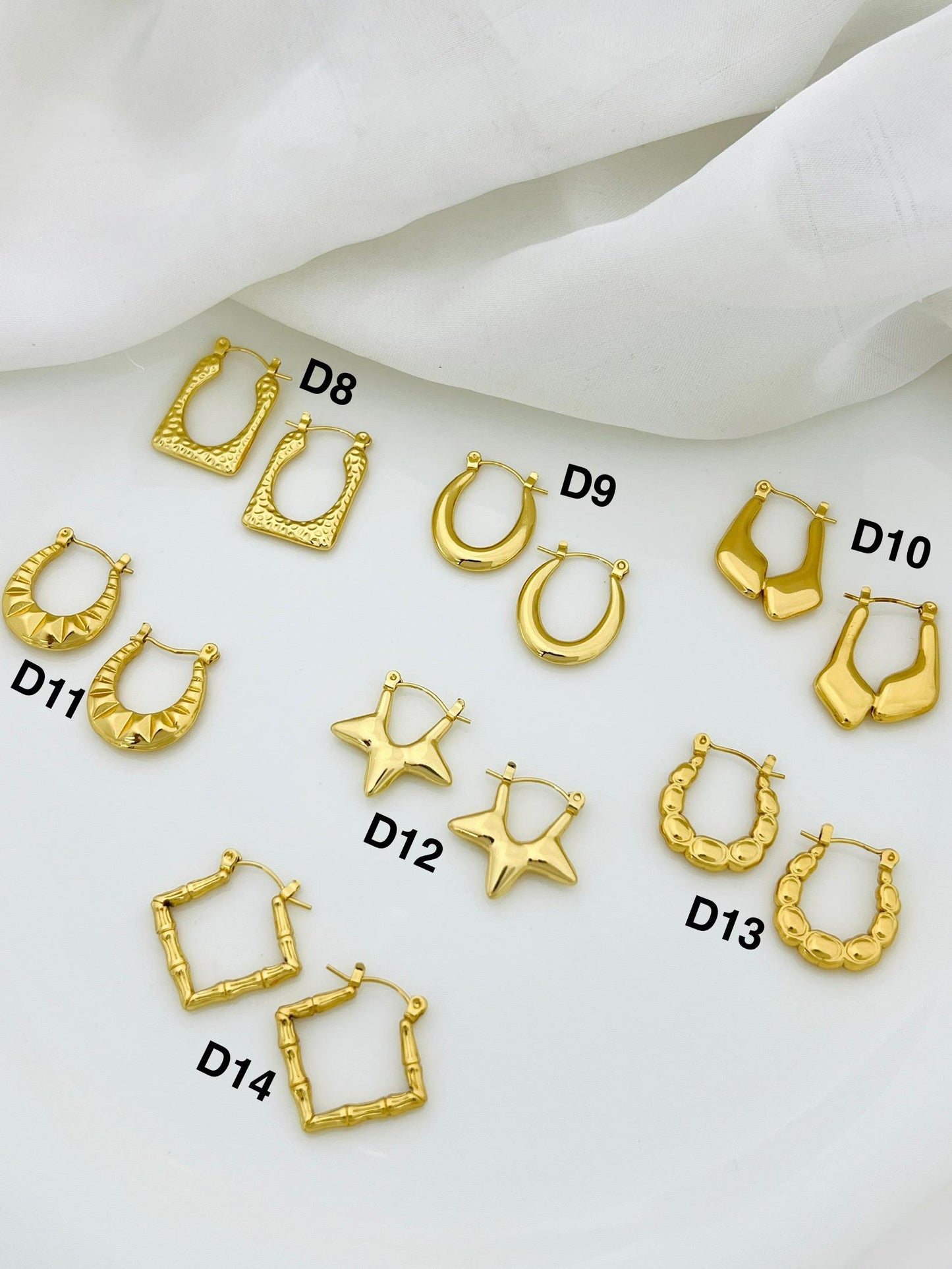 Premium Quality Stainless Steel luxury Hoops