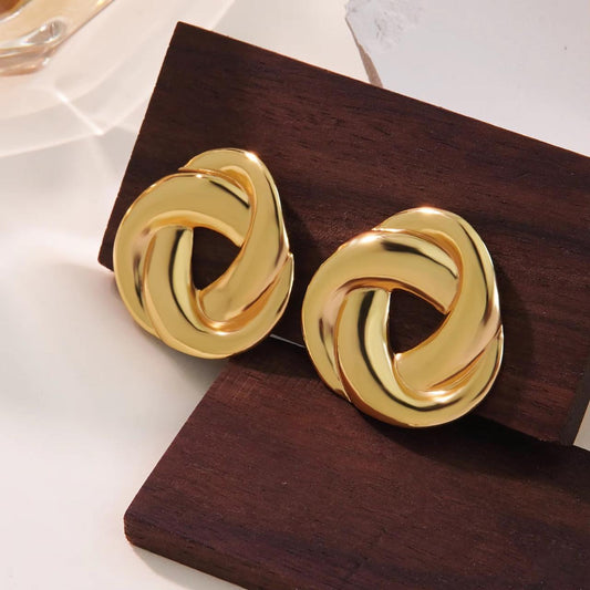 Stainless Steel luxury Hoops