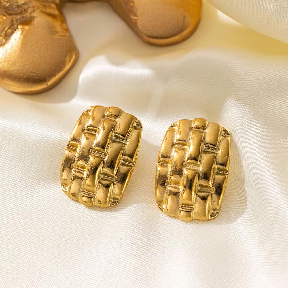 Stainless Steel luxury Hoops