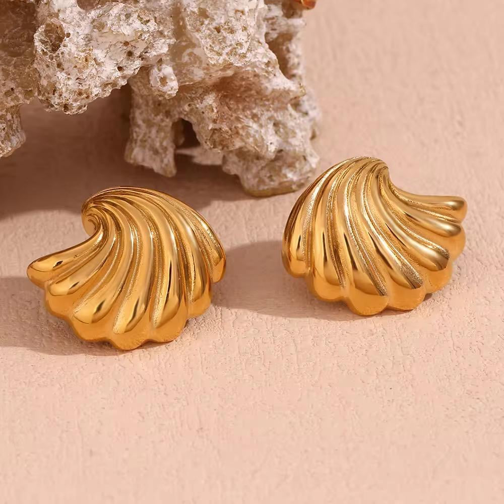 Stainless Steel luxury Hoops