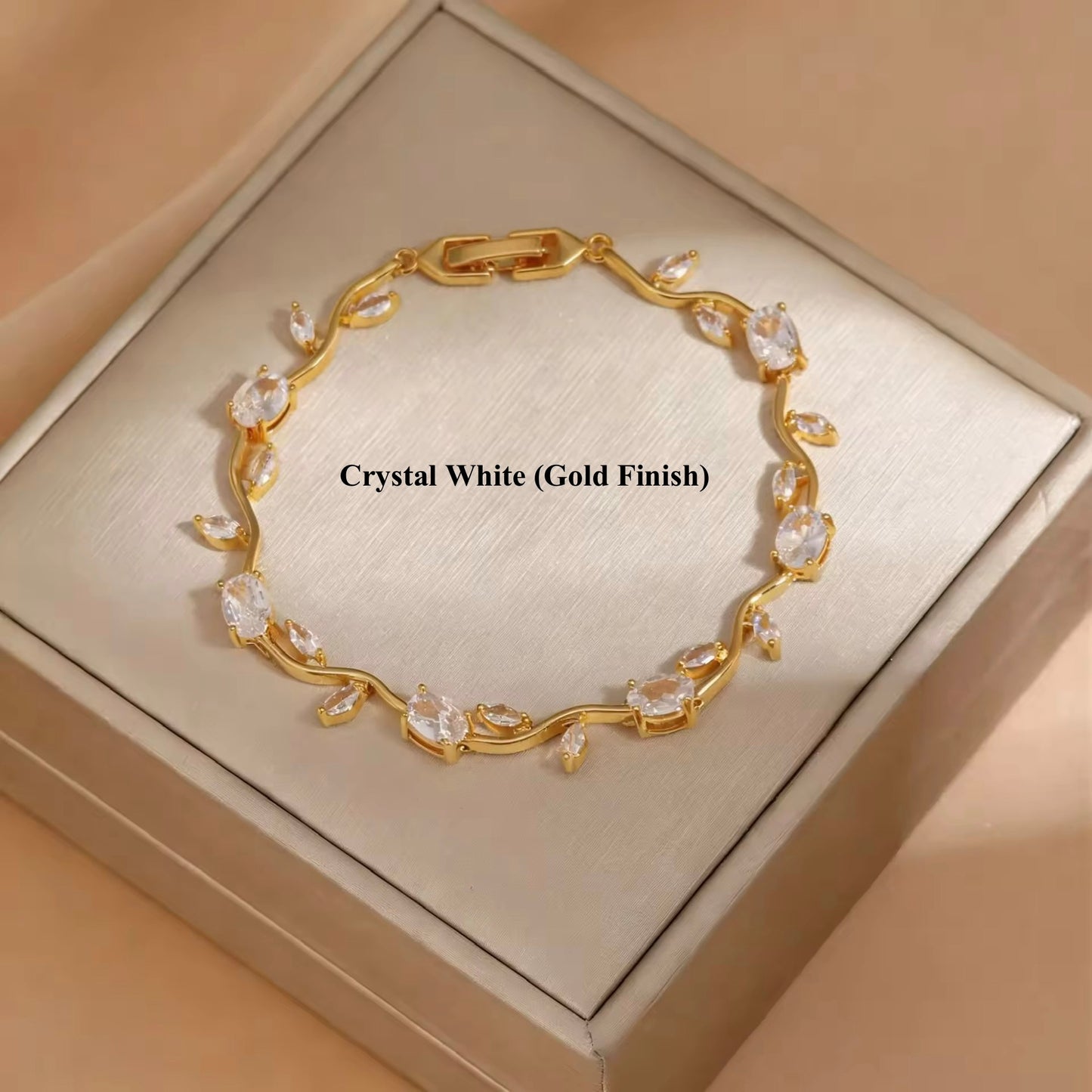 Premium Quality Gold Plated Luxury Tulip Brecelet