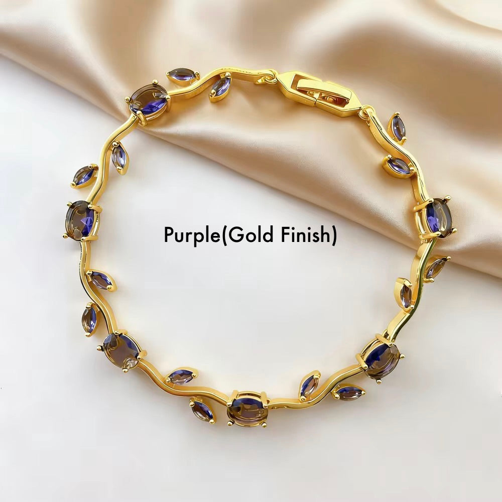 Premium Quality Gold Plated Luxury Tulip Brecelet