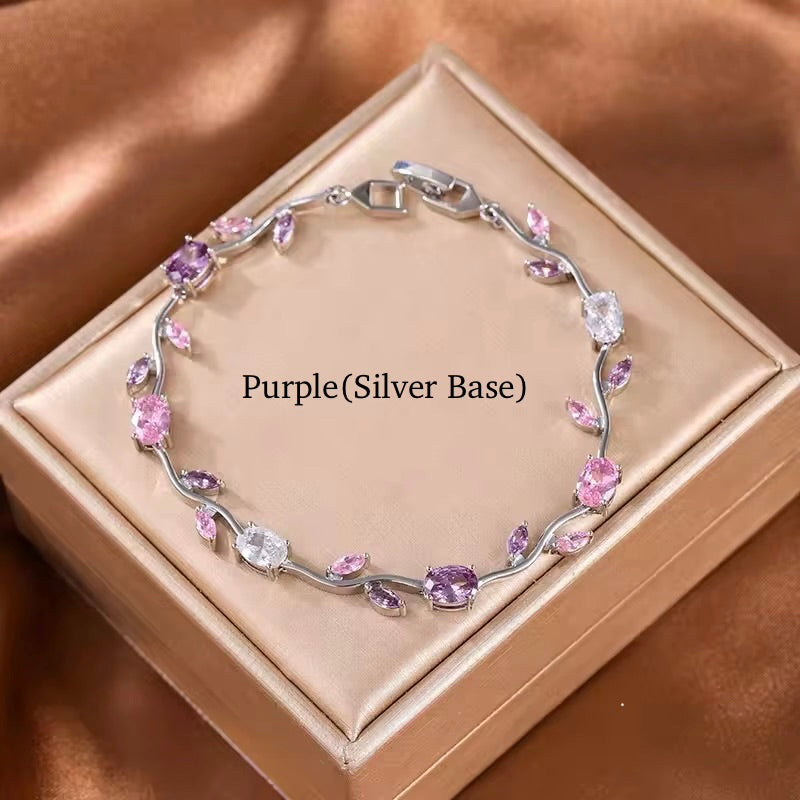 Premium Quality Gold Plated Luxury Tulip Brecelet