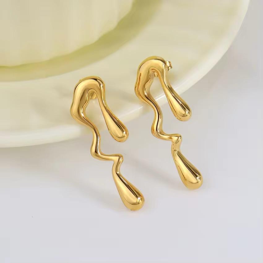 Stainless Steel luxury Hoops
