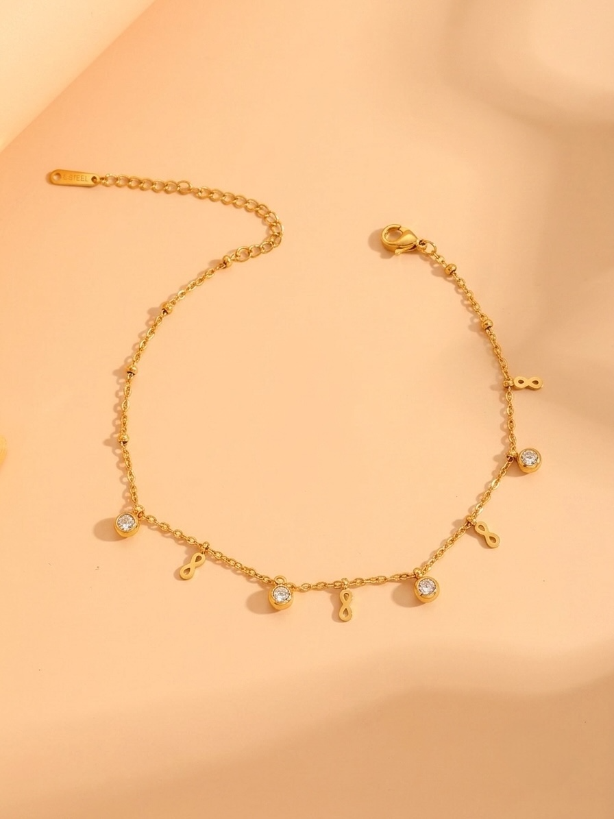 Premium Quality Stainless Steel Luxury Anklet