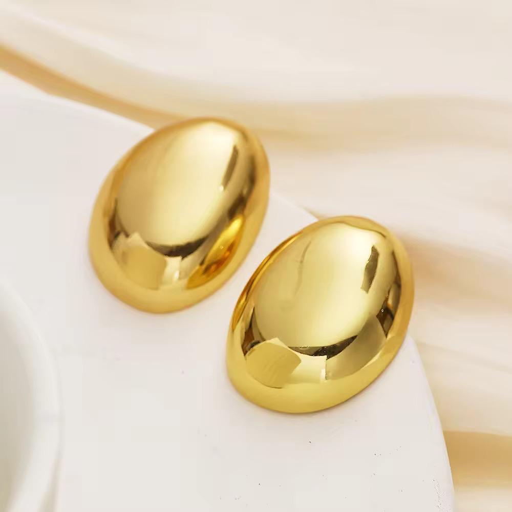 Stainless Steel luxury Hoops