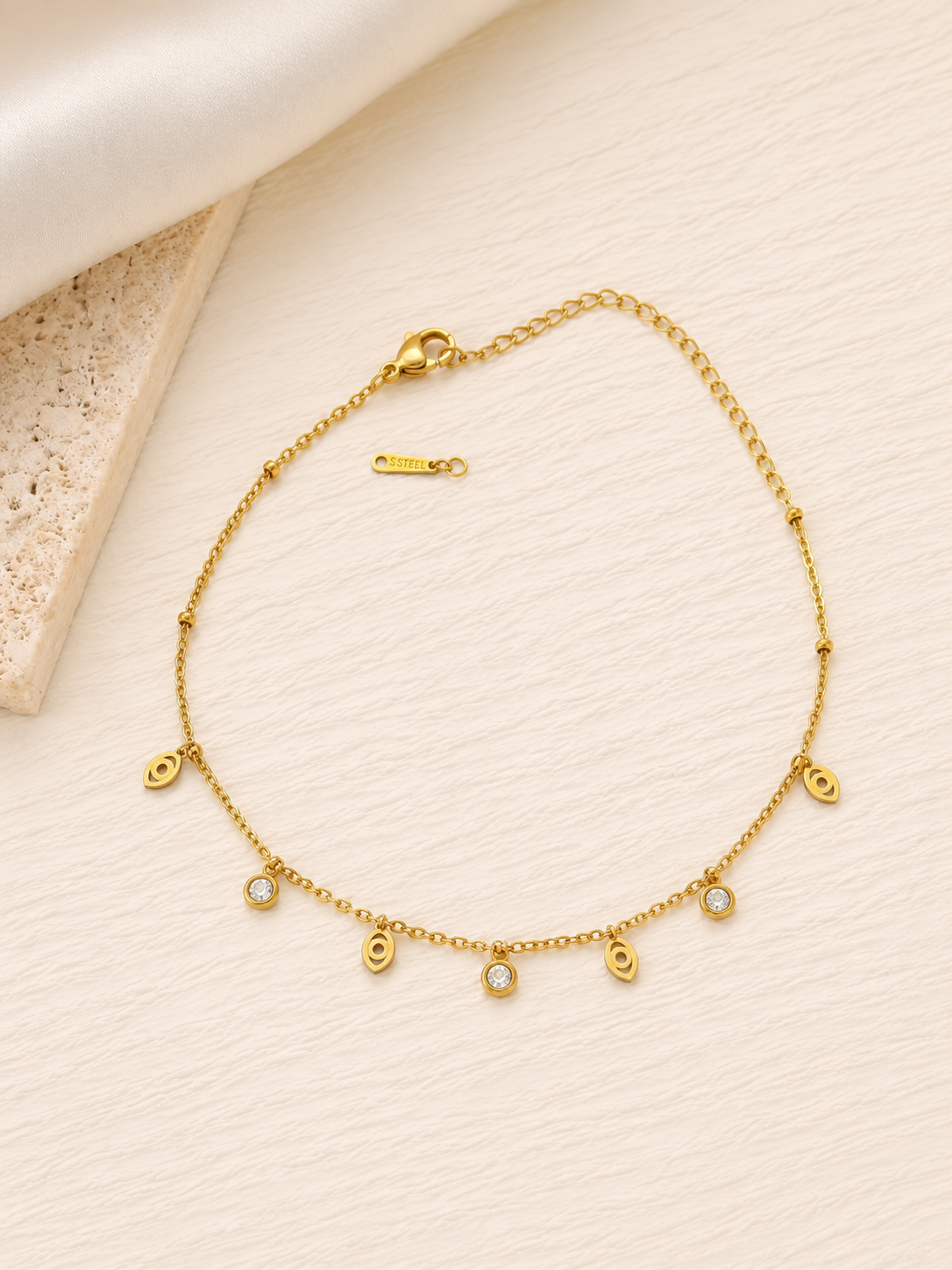 Premium Quality Stainless Steel Luxury Anklet