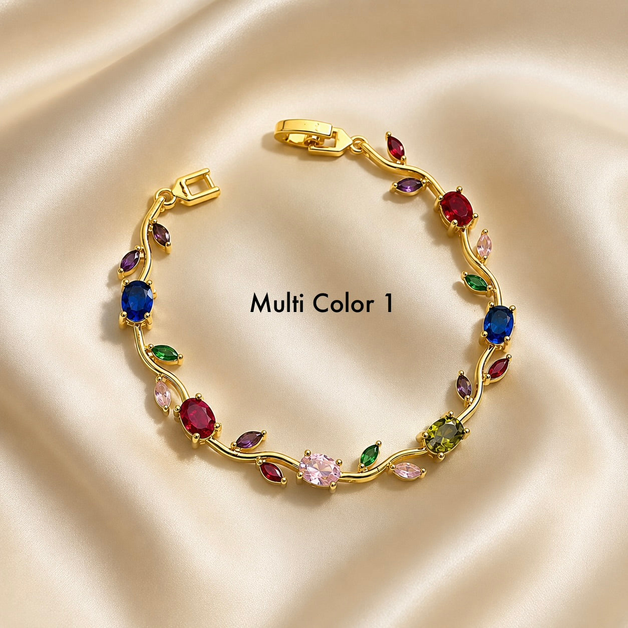 Premium Quality Gold Plated Luxury Tulip Brecelet