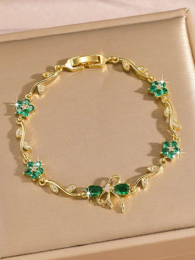 Premium Quality Gold Plated Luxury Tulip Brecelet