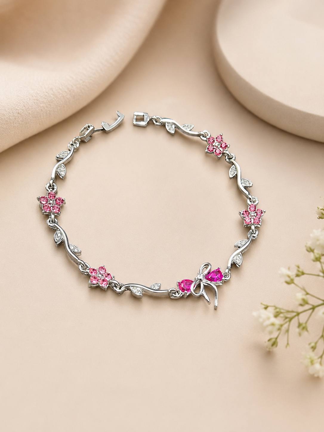 Premium Quality Gold Plated Luxury Tulip Brecelet