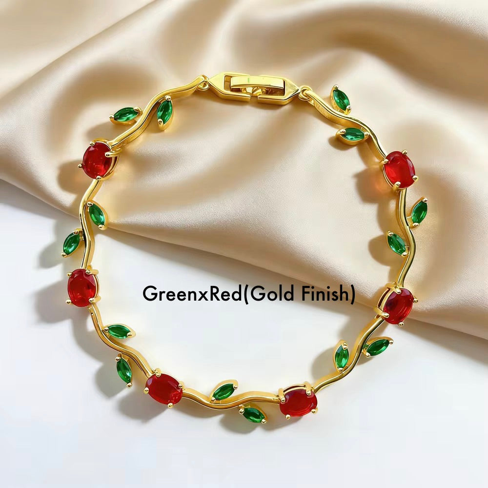 Premium Quality Gold Plated Luxury Tulip Brecelet
