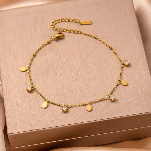 Premium Quality Stainless Steel Luxury Anklet