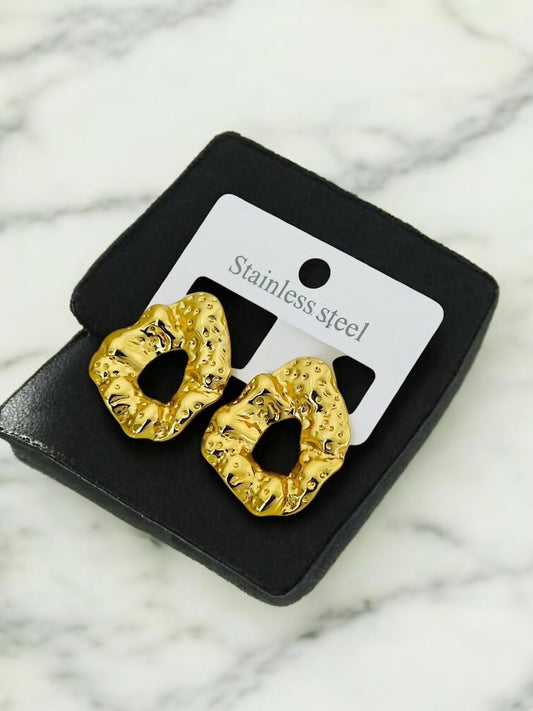 Stainless Steel luxury Hoops