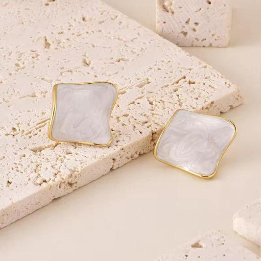 Stainless Steel luxury Hoops