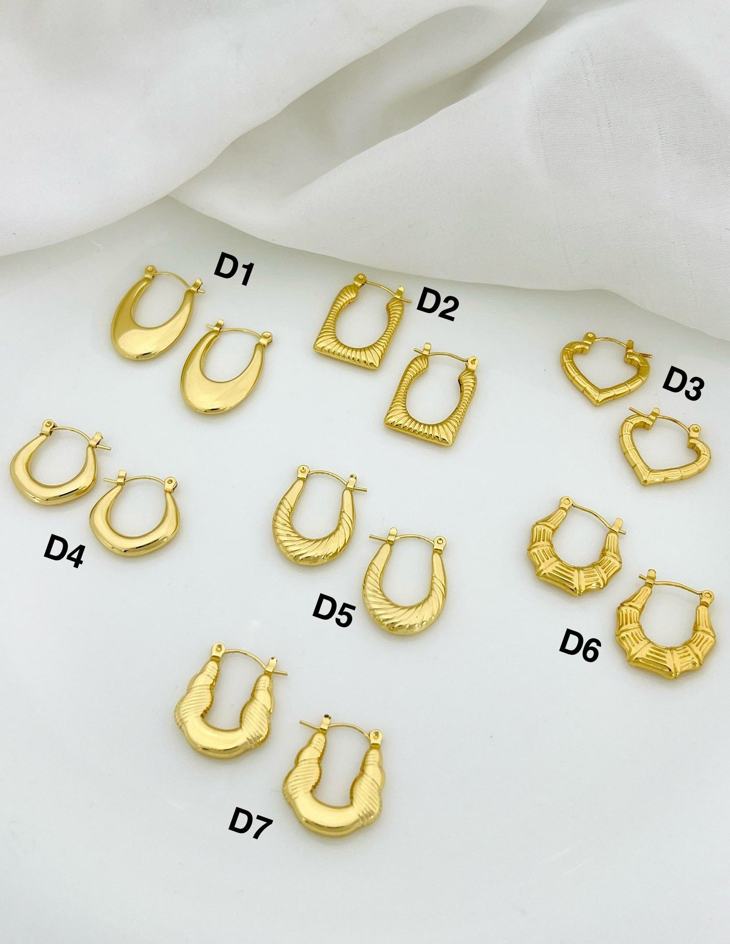 Premium Quality Stainless Steel luxury Hoops