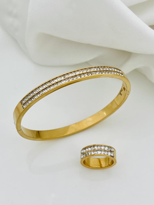 Stainless Steel Top Trending Handcuff With Ring