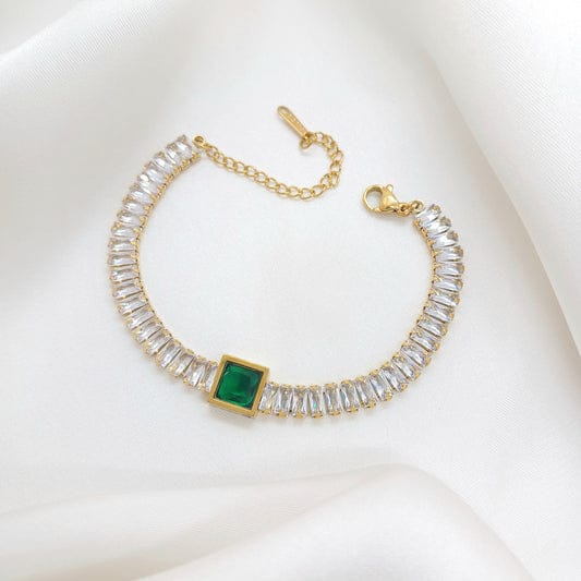 Premium Quality Stainless Steel Luxury Green Emred Brecelet