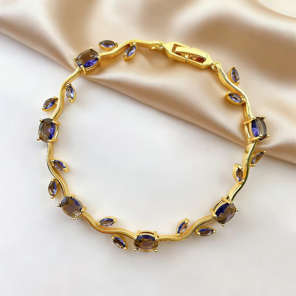 Premium Quality Gold Plated Luxury Tulip Brecelet